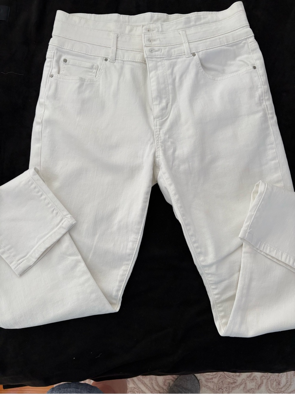 Ann Taylor White Skinny Jeans — Women's High-Rise Stretch Denim